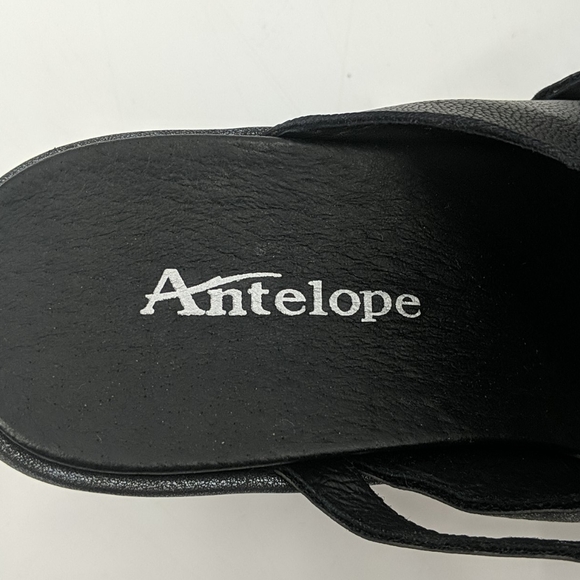 *Sold*NWT ANTELOPE Platform Shimmery Sandals - Picture 6 of 9